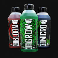 3 х 500 мл Hydroponics Kit добрива для гідропоніки та ґрунту - Аналог Advanced Nutrients Jungle Juice