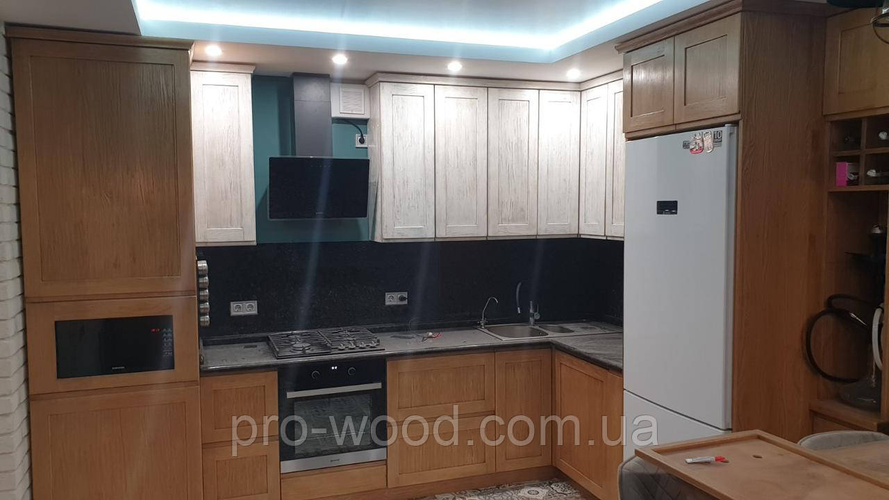 Кухня Лофт дерев'яна на замовлення, фото 1