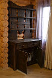 Буфет столовий дерев'яний під старовину, фото 3
