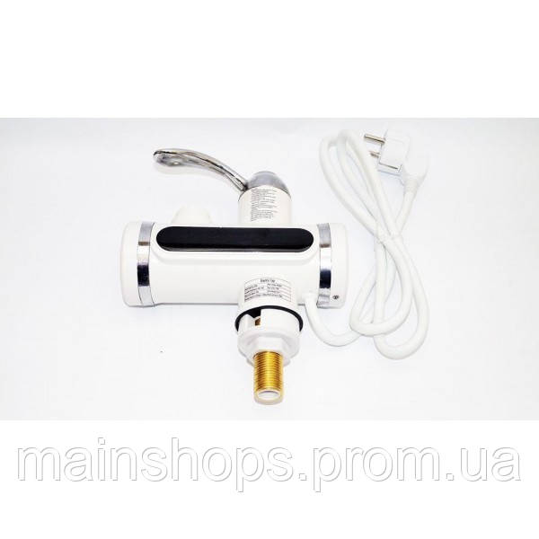 Проточный водонагреватель с LCD экраном, электрический кран смеситель с подогревом (нагревом) воды c дисплеем - фото 7 - id-p1258308564