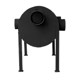 Піч буржуйка Брест 350 з горизонтальними тепловими виходами, фото 3