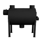 Піч буржуйка Брест 350 з вертикальними тепловими виходами, фото 6