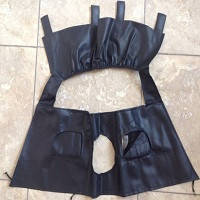 Утеплювач радіатора Volkswagen Caddy -04-10- (На всі моделі) (чорний) 15106 "AutoElement"