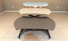 Круглий обідній стіл трансформер Бергамо (B2420) TES Mobili, колір крем, фото 3