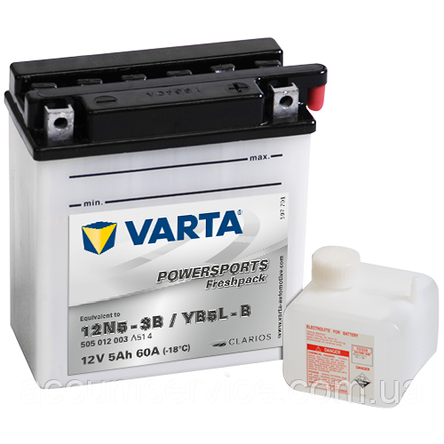 Акумулятор Varta Powersports 505 012 003