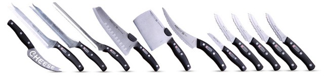 Набор кухонных ножей Miracle BladeWorld Class 13-pcs Knife Set, без подставки - фото 4 - id-p14898861