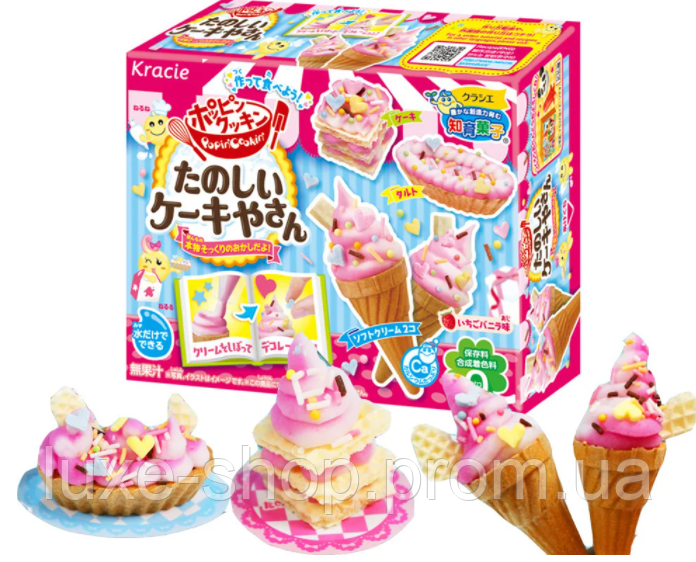 Японські солодощі Popin' Cookin' — "Зроби сам" — набір солодощів для приготування морозива Попін Кукин