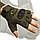 Рукавички безпалі Oakley спортивні армійські тактичні (M, L, ХL) з відкритими пальцями, фото 3