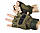 Рукавички безпалі Oakley спортивні армійські тактичні (M, L, ХL) з відкритими пальцями, фото 2