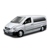 Автомодель - Mercedes-Benz Vito (Серебристый, Черный , 1:32) Bburago 18-43028