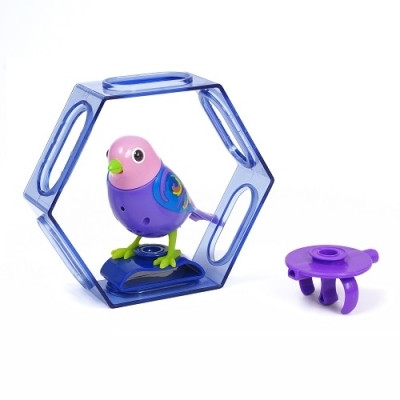 Інтерактивна пташка DigiBirds ФІАЛКА з кліткою і свистком 88023-7