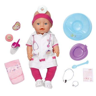 Лялька Baby Born Доктор 43 см з чіпом і аксесуарами Zapf 820421