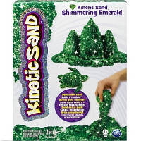 Песок для детского творчества KINETIC SAND METALLIC зеленый 454 г Wacky-Tivities 71408Em