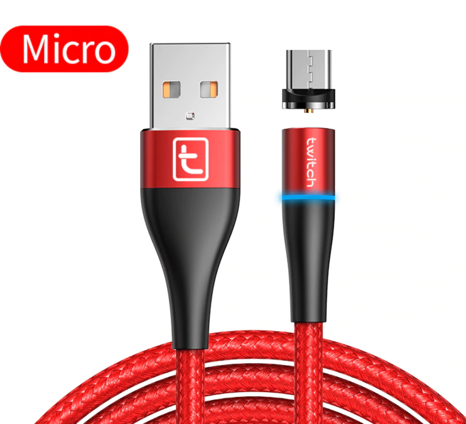 Магнитный кабель для зарядки USB - Micro USB / микро ЮСБ зарядный .