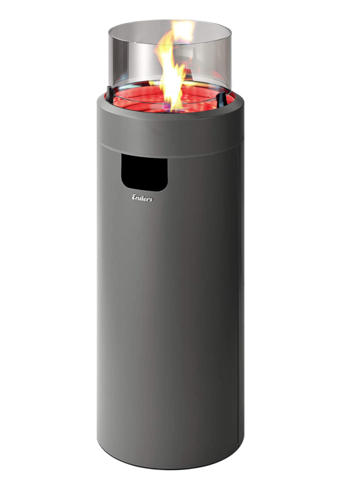 Газовий вуличний камін Enders NOVA LED L Grey