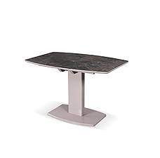 Стіл обідній розкладний Мілан-1 TES Mobili, стільниця з керамічним покриттям brown glatt, фото 3