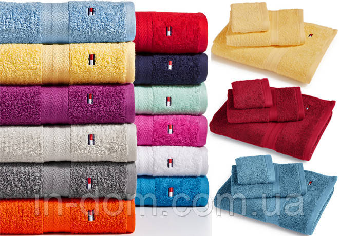 Tommy Hilfiger Modern American 100% хлопок 76 x 138 cm Cotton Bath Towel Банное полотенце - фото 2 - id-p801746888