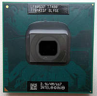 Процесор для ноутбука Intel Core 2 Duo T7400 2.16GHz/4M/34W Socket M