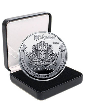 Срібна монета НБУ "400 років Національному університету `Києво-Могилянська академія`", фото 2