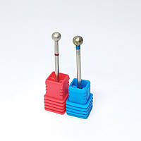 Фрези алмазні для манікюру/педикюру (кулька) 2шт