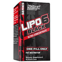 Жироспалювач Nutrex Lipo-6 Black Ultra Concentrate (60 капсул.)