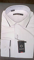 Мужская приталенная рубашка Sigmen 7241S белая