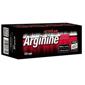 Аргінін Activlab Arginine 1000 (120 капсул.)