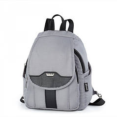 Рюкзак міський маленький молодіжний жіночий модний сірий Dolly 377