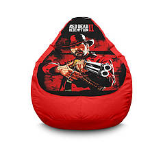 Крісло мішок "RDR 2. Arthur Morgan and gun" Оксфорд