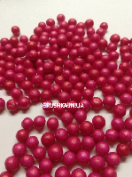 Пенопластовые шарики для слайма крупные бордовые, 7-9 мм