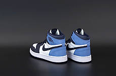 Жіночі кросівки Nike Air Jordan.Blue. ТОП Репліка ААА класу., фото 3