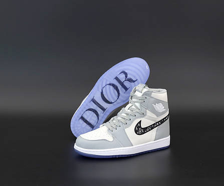 Женские кроссовки Nike Air Jordan. Grey. ТОП Реплика ААА класса., фото 2