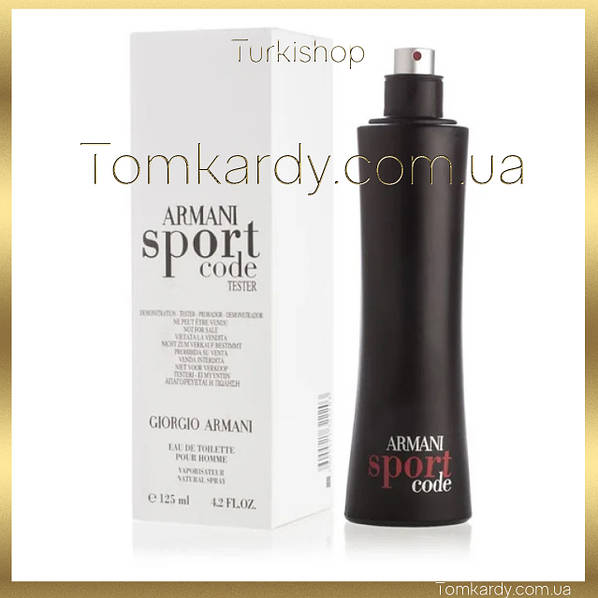 Armani code sport tester deals