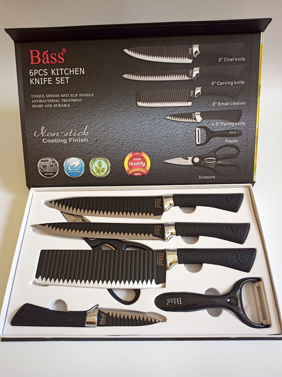 Набір ножів 6в1 Bass В5882, фото 1
