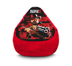 Крісло мішок "RDR 2. Arthur Morgan and gun" Флок