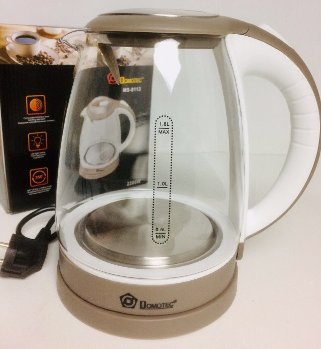 Скляний Чайник DOMOTEC MS-8113 (12 шт/ящ)