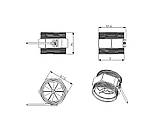 Імпульсний датчик протоку 3", латунь, фото 3