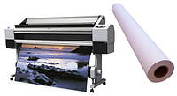 Самоклеящаяся полипропиленовая фотобумага для струйных принтеров, матовая, 130 г/м2, 1270 мм х 30 м