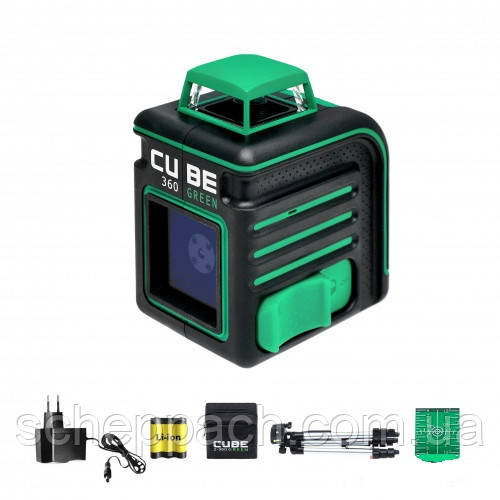 Нівелір лазерний ADA CUBE 360 Green Professional Edition, фото 1