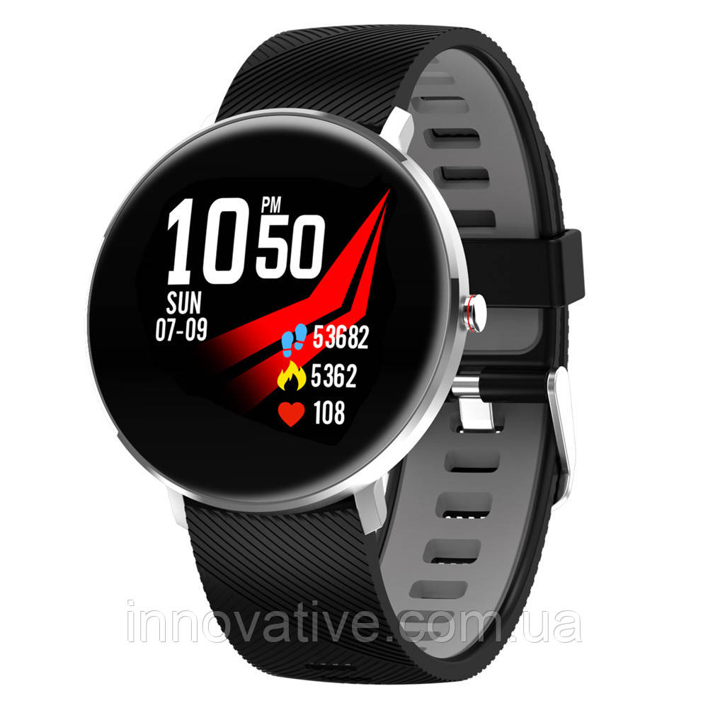Розумний годинник Lemfo L10 з функцією ECG (Сріблястий)