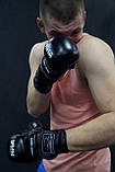 Рукавички для MMA PowerPlay 3026 Чорні S, фото 8