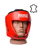 Боксерський шолом турнірний PowerPlay 3049 Червоний M, фото 2
