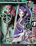 Набір ляльок Monster High Катрін де Мяу та Рошель Гойл — Rochelle Goyle Catrine Demew Ghoul Chat, фото 4