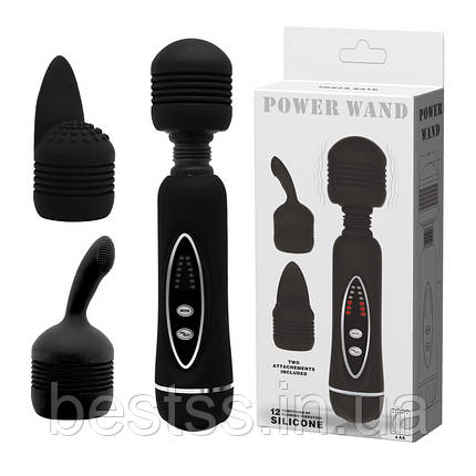 Hi-tech вібратор - Power Wand Black, фото 1