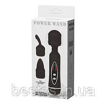 Hi-tech вібратор - Power Wand Black, фото 2