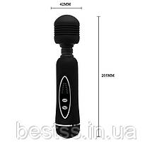 Hi-tech вібратор - Power Wand Black, фото 5