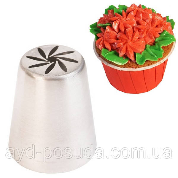 Насадка кондитерська металева арт. 840-604-5