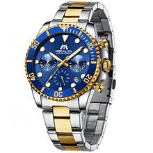 Чоловічі годинники Chronte Nicolas Silver-Gold-Blue