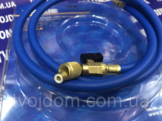 Купити Заправний шланг для фреону VALUE R-410-1,5м+кран (1/4-5/16 SAE ...