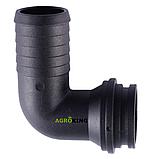 Коліно всмоктувального фільтра 32/90 Agroplast Патрубок всмоктувального фільтра обприскувача Агропласт, фото 7